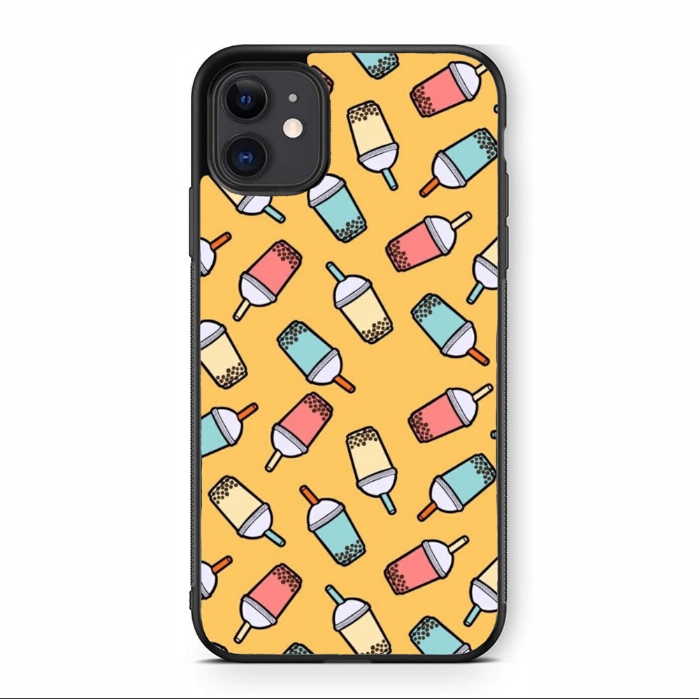 Boba Pattern Iphone Case